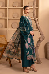 Batik Brand Most Dhanak Embroidery 3 Piece Unstitched Dress ZN-1181