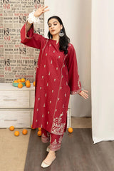 URGE - 3PC DHANAK EMBROIDERED ZN-1019