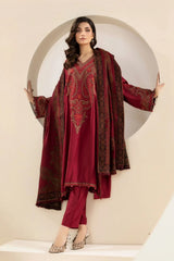 MARIA B -3PC DHANAK EMBRIODERED ZN-1034