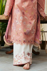ZARA SHAH JAHAN - 3PC DHANAK EMBROIDERED ZN-1021