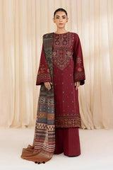 Sapphire Brand Premium Quality Dhanak Embroidery 3 Piece Unstitched Dress ZN-1174