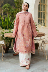 ZARA SHAH JAHAN - 3PC DHANAK EMBROIDERED ZN-1021