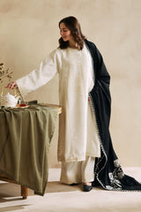 Zara Shah Jahan Premium Quality 3 Piece Unstitched Dhanak Fabric With Embroidered Shawl ZN-1171