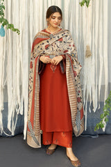 URGE - 3PC DHANAK EMBROIDERED ZN-1063