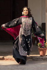 ZARPOSH - 3PC DHANAK EMBROIDERED ZN-1096