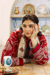 ZARA SHAH JAHAN - 3PC DHANAK EMBROIDERED ZN-1054