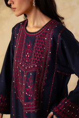 ZARA SHAH JAHAN - 3PC DHANAK EMBROIDERED ZN-1058