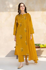 LAZULI - 3PC DHANAK EMBROIDERED ZN-1037