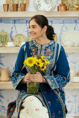 ZARA SHAH JAHAN - 3PC DHANAK EMBROIDERED ZN-1041