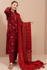 KAYSERIA - 3PC DHANAK EMBROIDERED ZN-1057