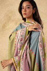 ZARA SHAH JAHAN - 3PC DHANAK EMBROIDERED ZN-1049
