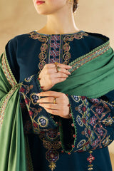 ZARA SHAHJAHAN - 3PC DHANAK EMBROIDERED ZN-1050