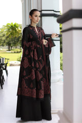 Bareeze Brand Dhanak Heavy Embroidered 3Pc Unstitched Dress Embroidery Shawl ZN-1173