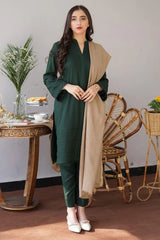 AISLING - 3PC DHANAK EMBROIDERED ZN-1042