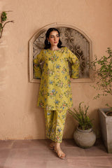 LULUSAR - 2PC DIGITAL SILK PRINTED ZN-1082