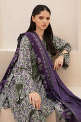 BAROQUE - 3PC KARANDI PRINTED ZN-1076