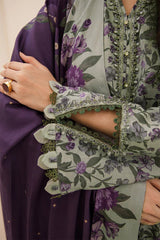 BAROQUE - 3PC KARANDI PRINTED ZN-1076