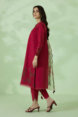 SAPPHIRE - 3PC DHANAK EMBROIDERED ZN-1046