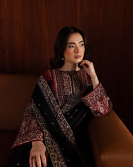 Batik Most Demanding Embroidery Dhanak 3 Piece Unstitched Dress ZN-1167