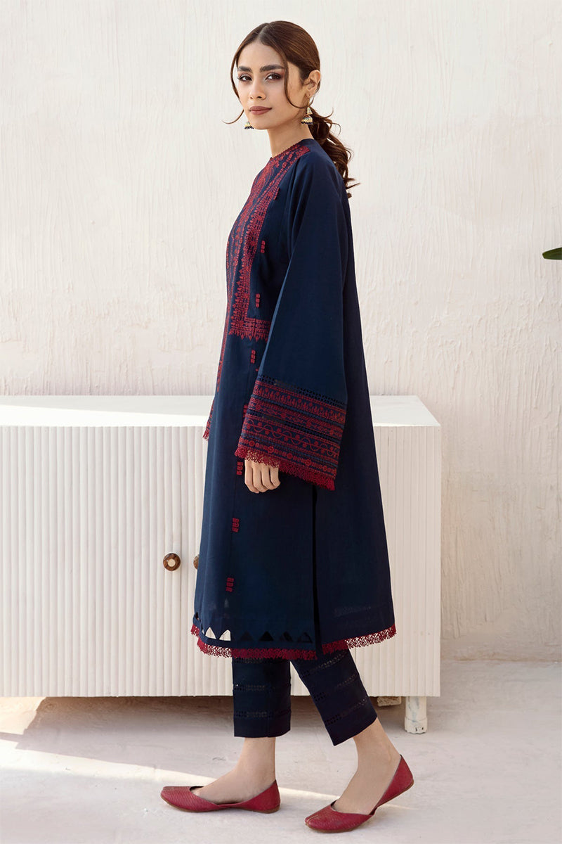 JAZMIN- 3PC DHANAK EMBROIDERED ZN-1066
