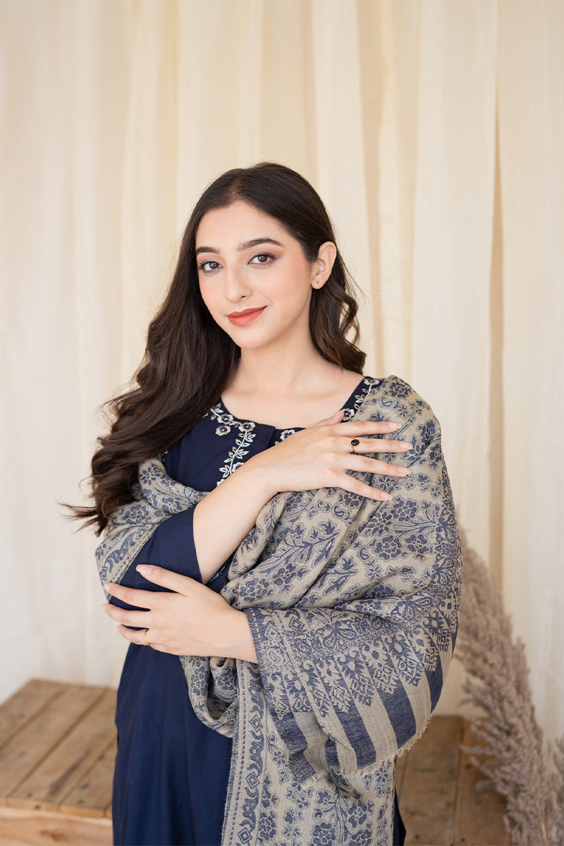 AISLING - 3PC DHANAK EMBROIDERED ZN-1061