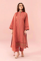 SAPPHIRE - 3PC DHANAK EMBROIDERED ZN-1038
