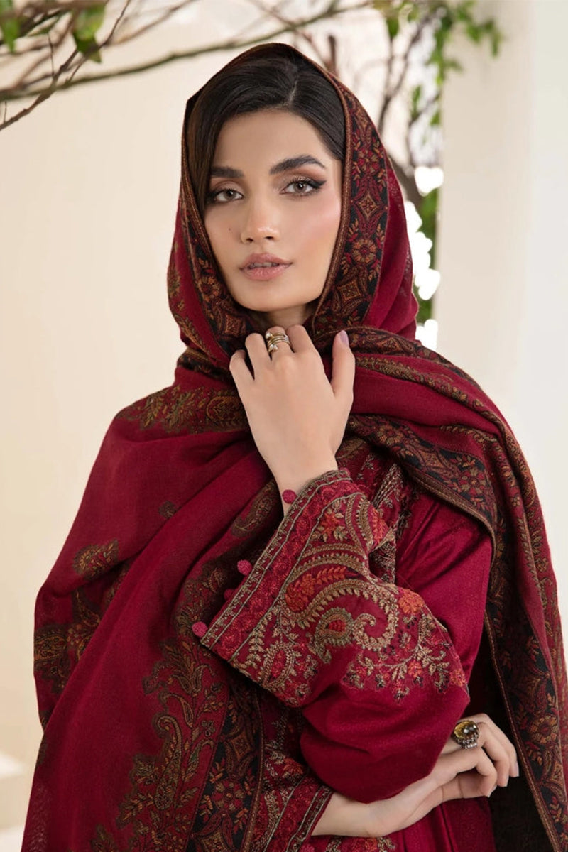 MARIA B -3PC DHANAK EMBRIODERED ZN-1034