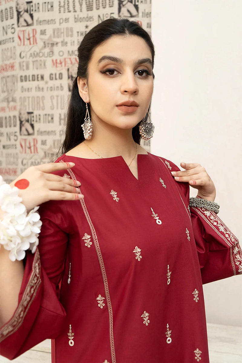 URGE - 3PC DHANAK EMBROIDERED ZN-1019