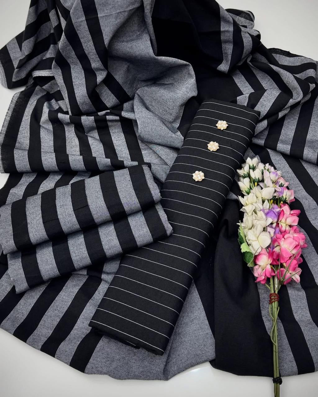 Marina Khaddi Sussi 3Piece Winter Special (Black)