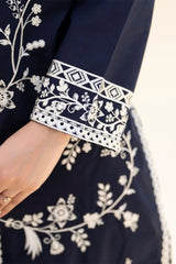 SERAN - 3PC DHANAK EMBROIDERED ZN-1095