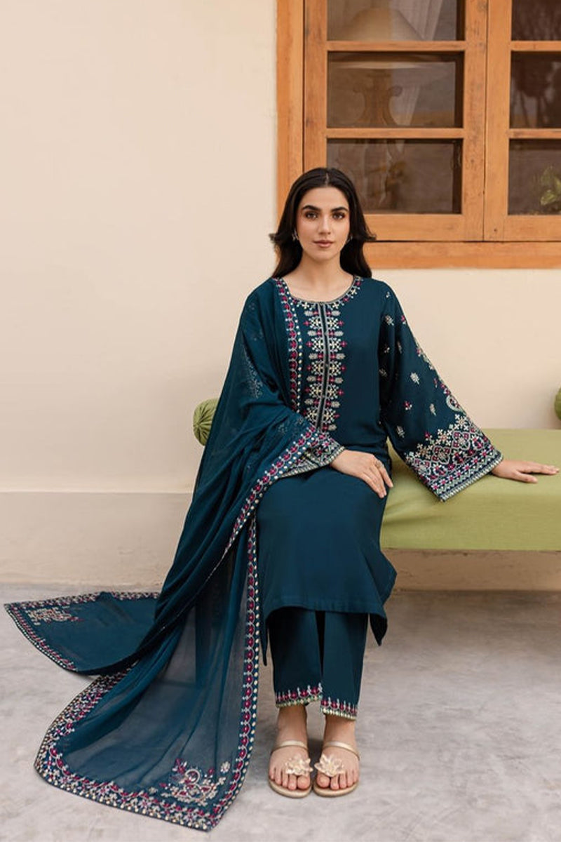 BATIK - 3PC DHANAK EMBROIDERED ZN-1088