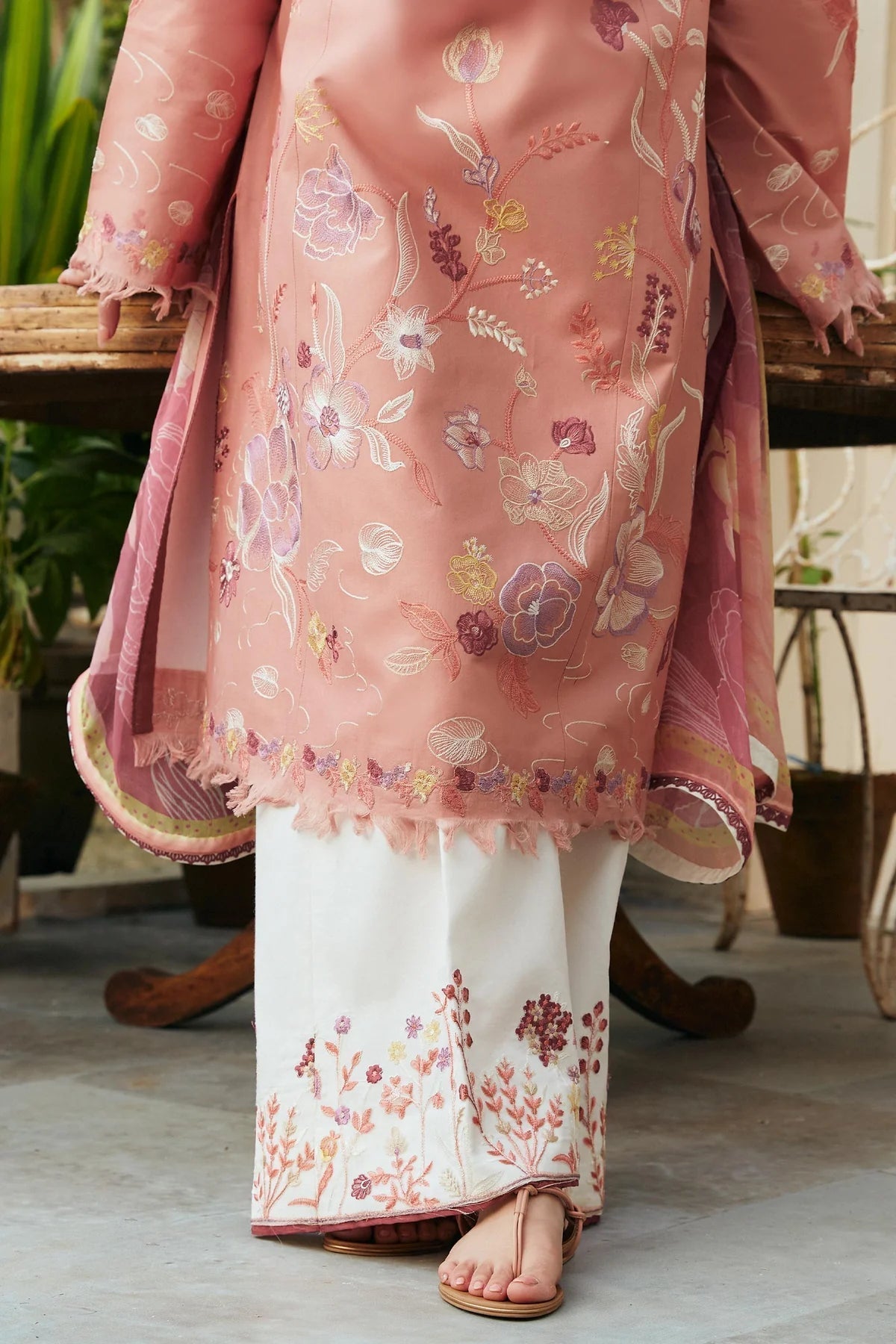ZARA SHAH JAHAN - 3PC DHANAK EMBROIDERED ZN-1021
