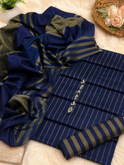 Marina Khaddi Sussi 3Piece Winter Special (Blue)