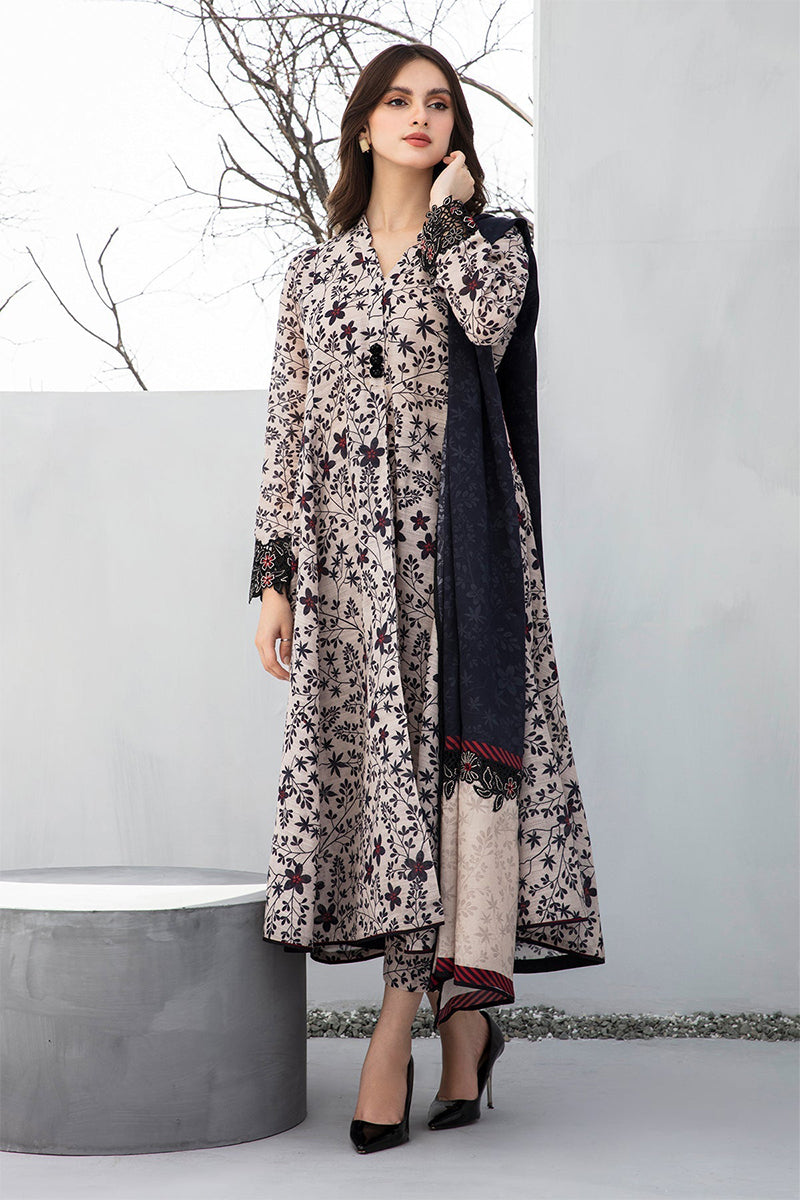 BAROQUE - 3PC KARANDI PRINTED ZN-1101