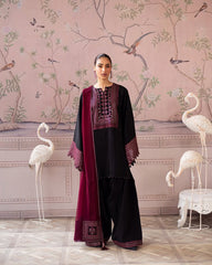 Charizma Brand Most Viral Colour With Embroidered Unstitched 3 Piece Dress ZN-1168