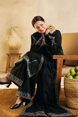 ZARA SHAHJAHAN - 3PC DHANAK EMBROIDERED ZN-1070