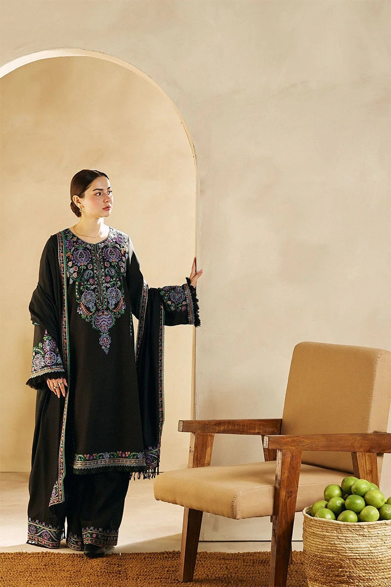 ZARA SHAHJAHAN - 3PC DHANAK EMBROIDERED ZN-1070