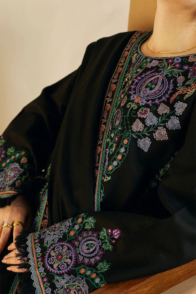 ZARA SHAHJAHAN - 3PC DHANAK EMBROIDERED ZN-1070