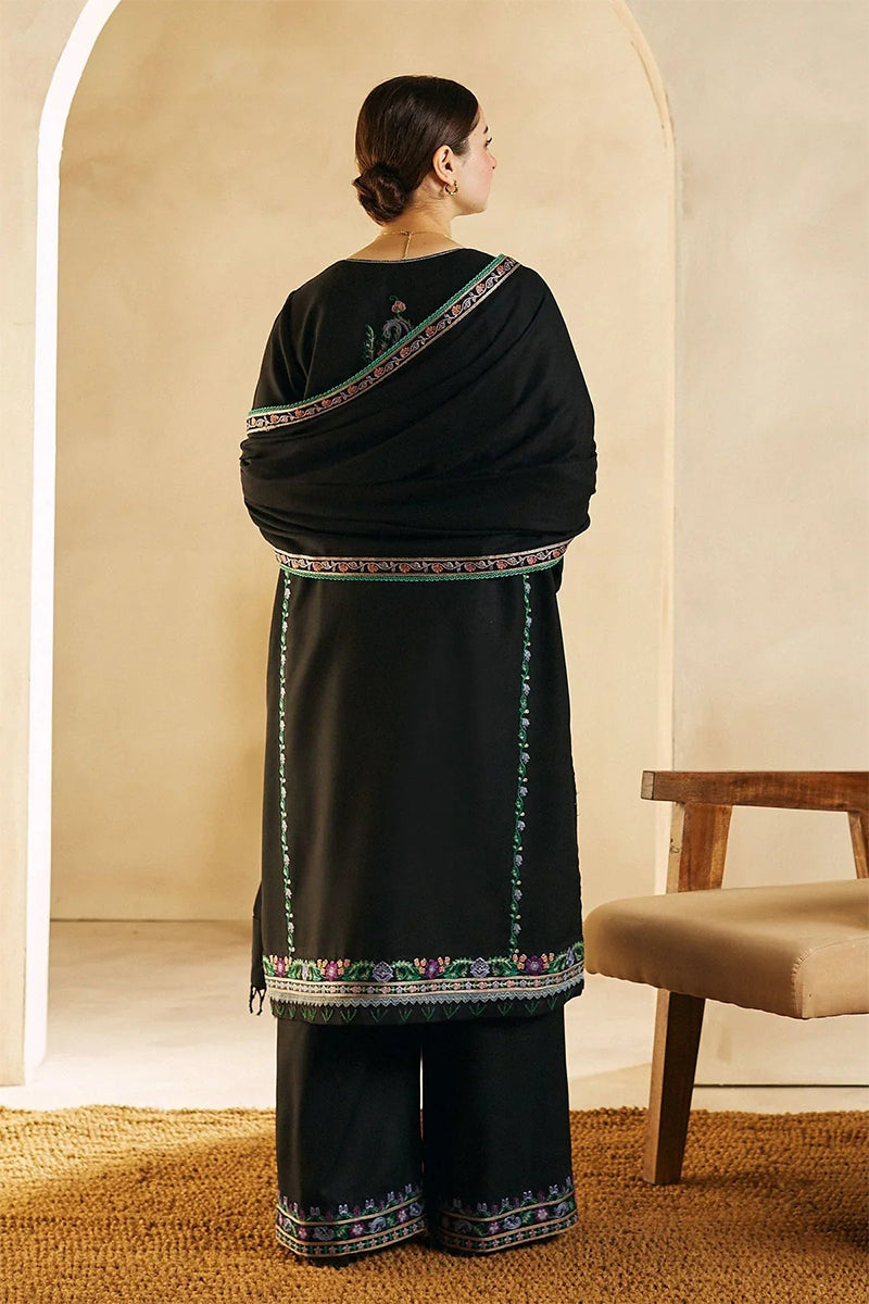 ZARA SHAHJAHAN - 3PC DHANAK EMBROIDERED ZN-1070