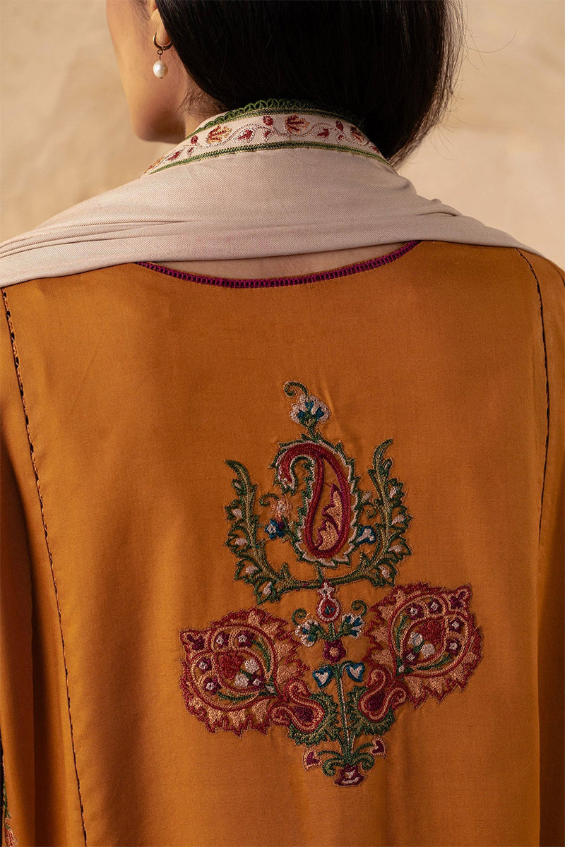 ZARA SHAHJAHAN - 3PC DHANAK EMBROIDERED ZN-1069