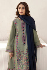 JAZMIN - 3PC DHANAK EMBROIDERED ZN-1068