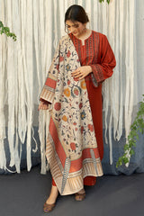 URGE - 3PC DHANAK EMBROIDERED ZN-1063