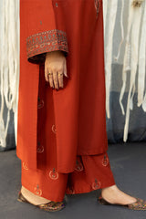 URGE - 3PC DHANAK EMBROIDERED ZN-1063