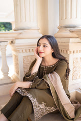 AISLING- 3PC DHANAK EMBROIDERED ZN-1064