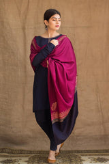 ZARPASH - 3PC DHANAK EMBROIDERED ZN-1017