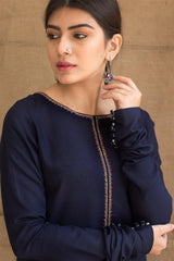 ZARPASH - 3PC DHANAK EMBROIDERED ZN-1017
