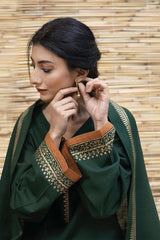 ZARPASH - 3PC DHANAK EMBROIDERED ZN-1015
