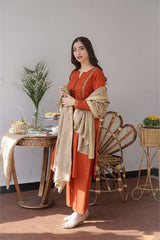 AISLING - 3PC DHANAK EMBROIDERED ZN-1012