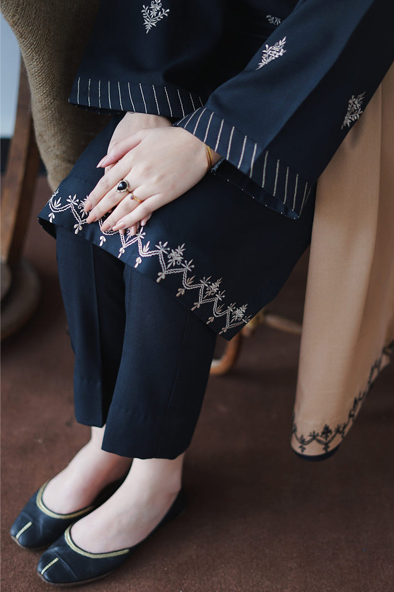 AISLING - 3PC DHANAK EMBROIDERED ZN-1010