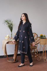 AISLING - 3PC DHANAK EMBROIDERED ZN-1010
